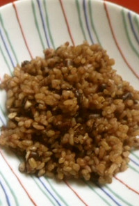 マンナン光を混ぜた低糖質の発酵玄米