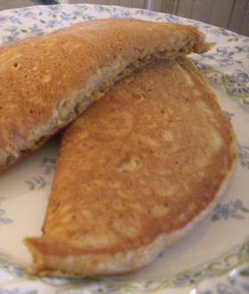 人参と乳清で体に良い❤ホットケーキ