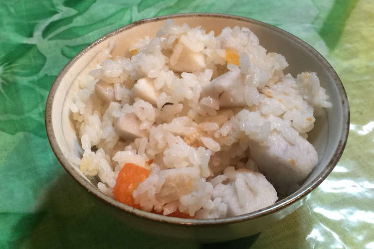 里芋入りの炊き込みご飯 里芋の保存 レシピ 作り方 By Hidenachii クックパッド