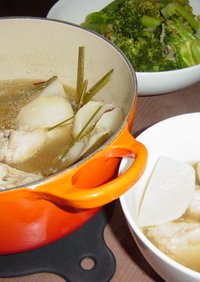 カブと手羽元のベトナムスープ