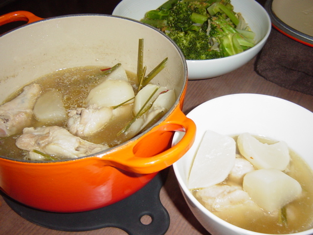 カブと手羽元のベトナムスープの画像