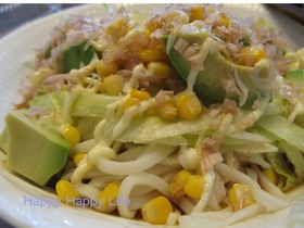サラダうどん