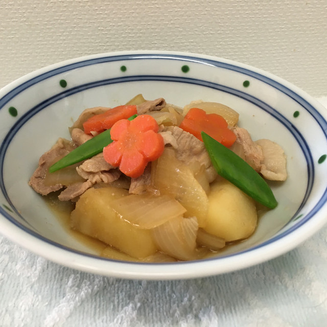 ほっこり優しい味の肉じゃが 25分 レシピ 作り方 By Maria クックパッド 簡単おいしいみんなのレシピが351万品