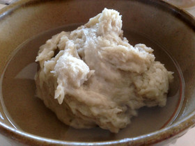レンジで簡単!そばがき
