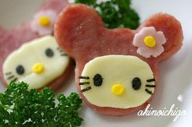 かぶりものキティ(キャラ弁)