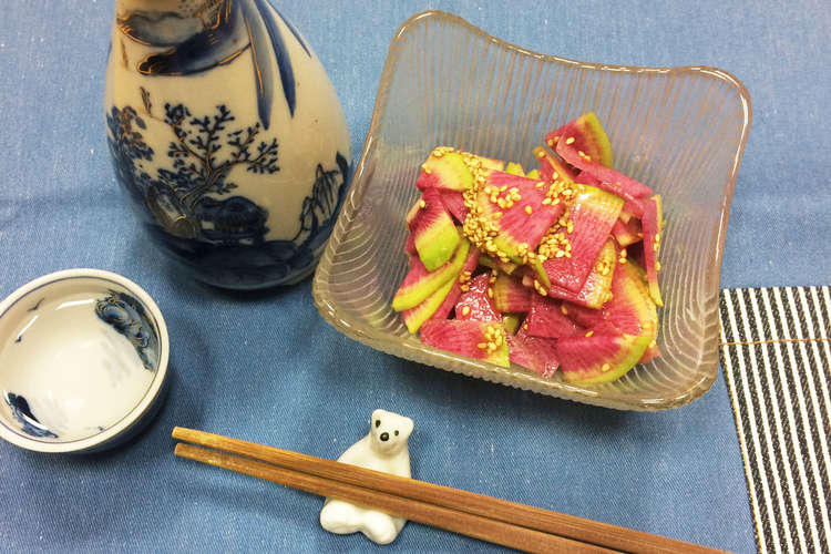 紅心大根のおつまみサラダ レシピ 作り方 By たかこゆきやさい クックパッド 簡単おいしいみんなのレシピが359万品