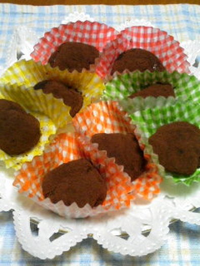 トリュフ風チョコ餅♡ の写真
