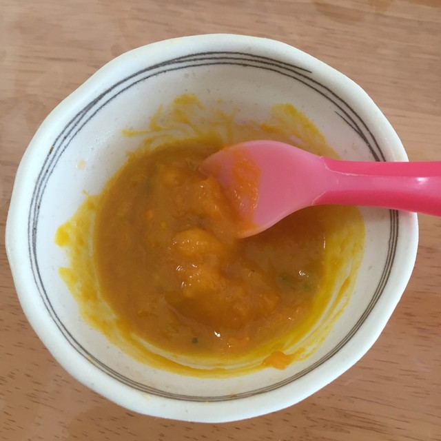 赤ちゃんの便秘に カボチャみかん 離乳食 レシピ 作り方 By カオリータ クックパッド 簡単おいしいみんなのレシピが360万品