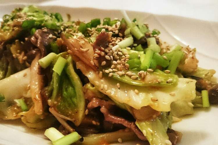牛肉とキャベツの中華味噌炒め レシピ 作り方 By ムヌク クックパッド 簡単おいしいみんなのレシピが353万品
