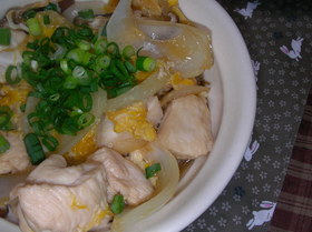 我が家の親子丼