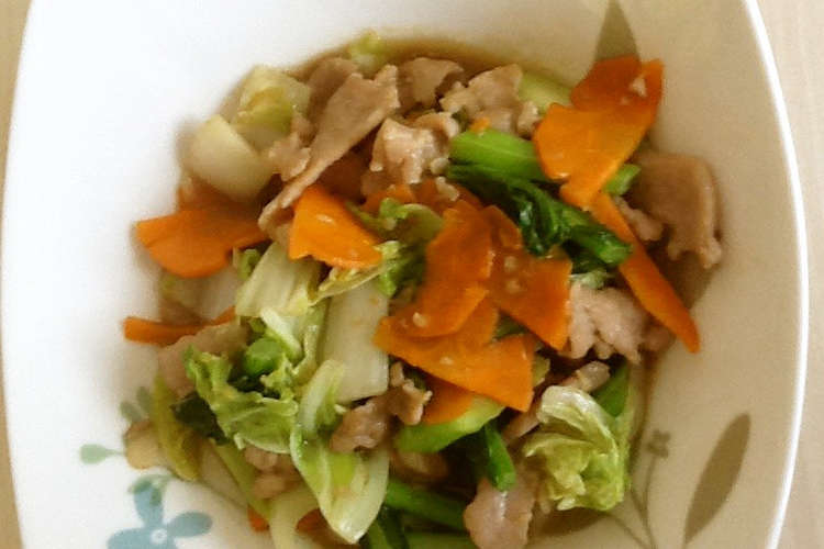 タイ風 いつもと違う野菜炒め レシピ 作り方 By Maripoohv1 クックパッド