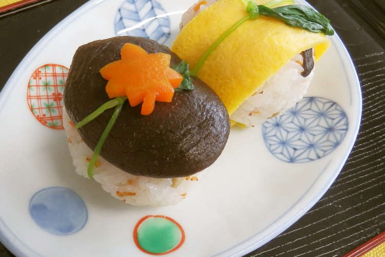 ひな祭り パクッと一口サイズの手まり寿司 レシピ 作り方 By 乾物大好き 山城屋 クックパッド