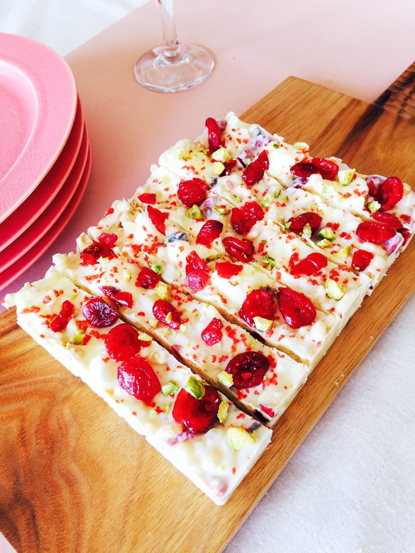 ホワイトチョコレートクランベリーブロンディーズ レシピ