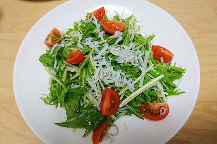 超簡単 しらすと水菜のサラダ レシピ 作り方 By たかとmama クックパッド 簡単おいしいみんなのレシピが356万品