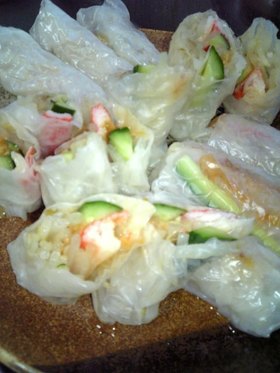 アジアン 生春巻き