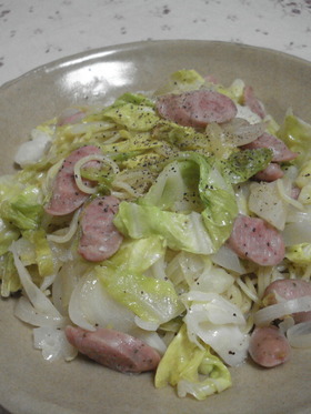 あっさりめがいい♪蒸し焼きそば