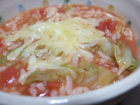 トマトとキャベツのお粥