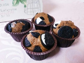 HKMで簡単♪オレオのプチコーヒーケーキ