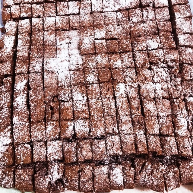友チョコに最適 大量生産ブラウニー レシピ 作り方 By Motsu クックパッド 簡単おいしいみんなのレシピが350万品