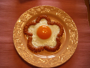 お花の目玉焼き〜♪″の写真