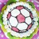 サッカーボールのケーキ