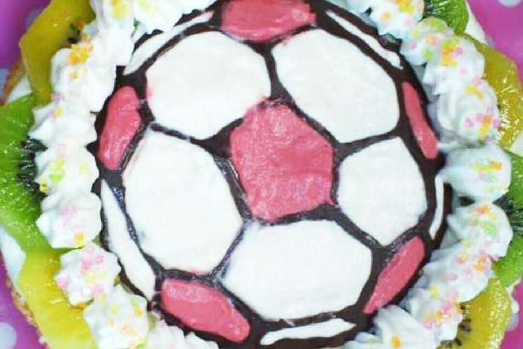 サッカーボールのケーキ レシピ 作り方 By Hapiko77 クックパッド