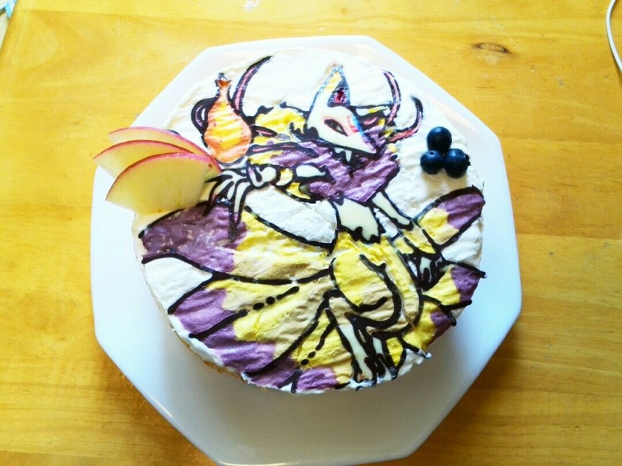 妖怪ウォッチのきゅうびのケーキの画像