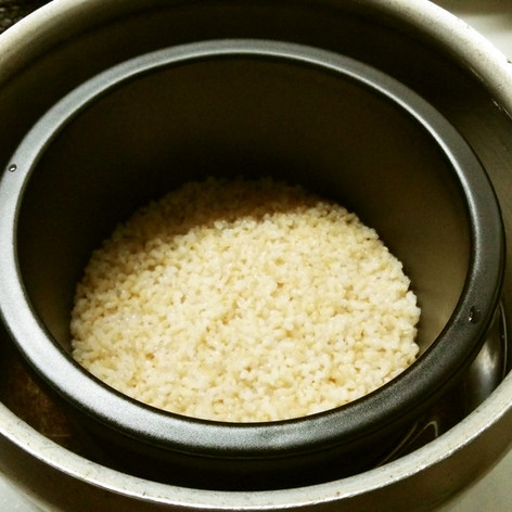 カムカム鍋＆圧力鍋でふっくらもちもち玄米