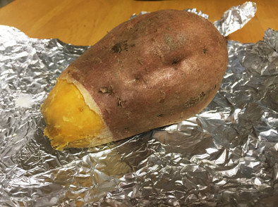 ねっとり！オーブントースターで安納芋の写真
