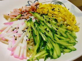 もやしサラダ冷やし中華風