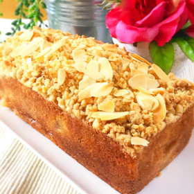 サクサクしっとり♡りんごのパウンドケーキ