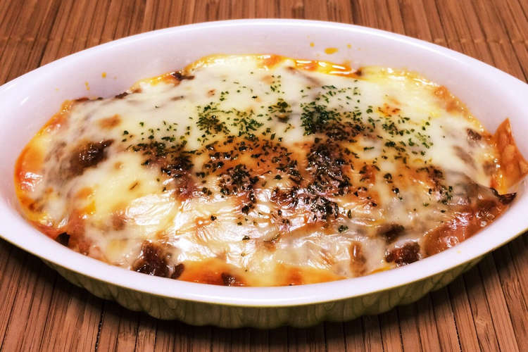 厚揚げの和風ミートソースグラタン レシピ 作り方 By にゃお亭 クックパッド 簡単おいしいみんなのレシピが375万品