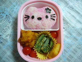 キャラ弁☆キティーちゃん①