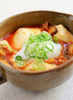 すぐおいしい♪うま辛スンドゥブチゲ