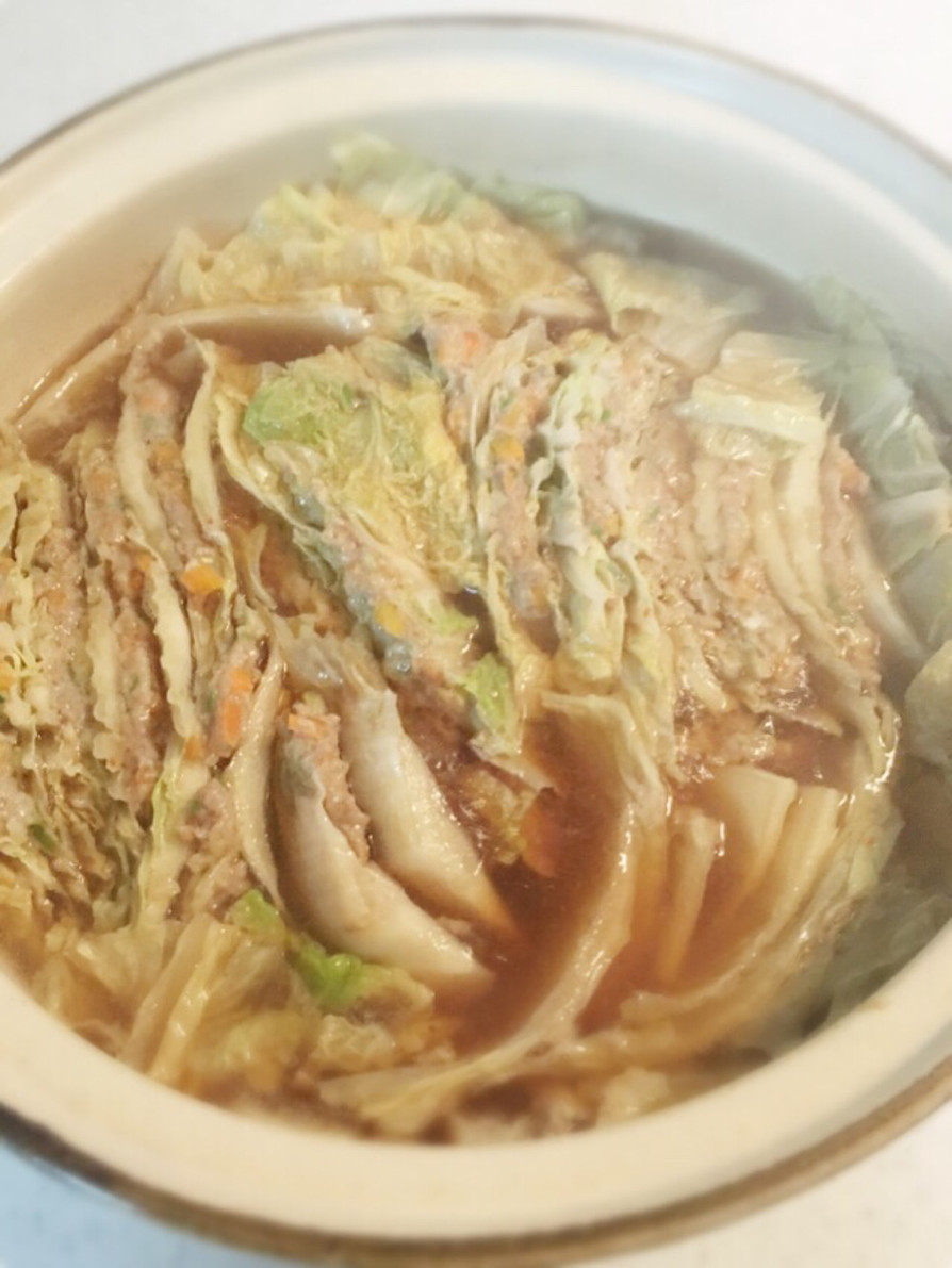 ピリ辛☆白菜とひき肉のミルフィーユ鍋の画像