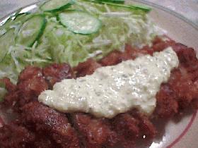 手抜きの「チキン南蛮」もどき