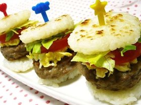 ミニライスバーガー。