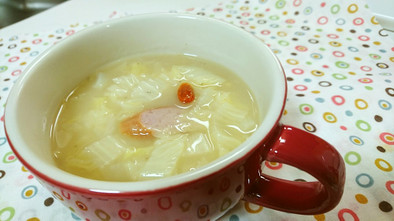 白菜のあっさりクリームスープ☆の写真