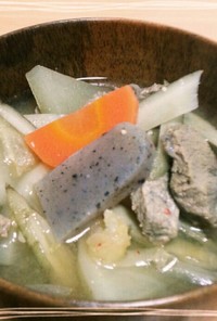 ジビエ☆シシ肉のお味噌汁 豚汁風