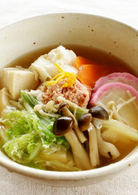 糖質制限!高野豆腐の、食べるたまごスープ