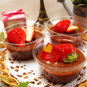 バレンタインに材料2つ♡チョコゼリー♪