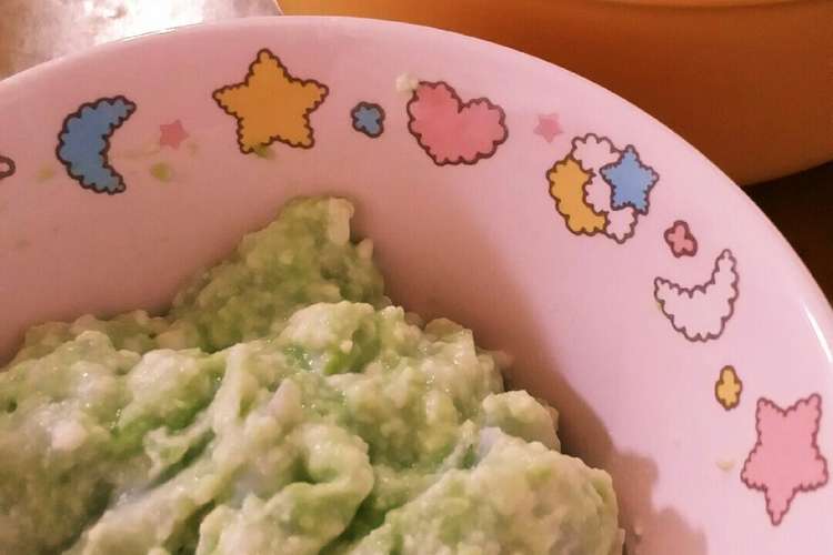離乳食中期 枝豆と里芋の白和え レシピ 作り方 By みっぽこ クックパッド 簡単おいしいみんなのレシピが376万品