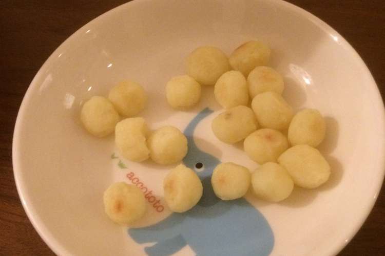 モチモチじゃがいもボール離乳食つかみ食べ レシピ 作り方 By Koebi クックパッド 簡単おいしいみんなのレシピが361万品