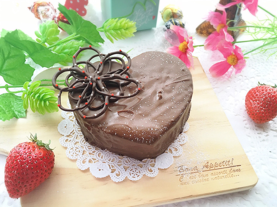 チョコレートケーキ~バレンタイン~の画像