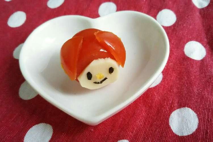 ミニトマトでキャラ弁おかず マイメロディ レシピ 作り方 By あーもこ クックパッド