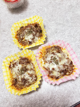 カレーの残りもので簡単♪お弁当グラタン♪