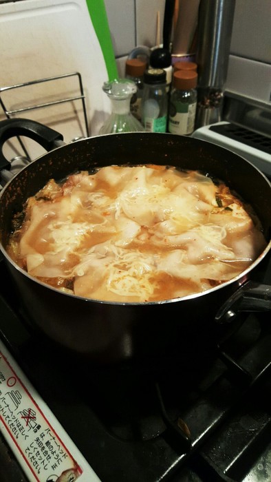 コク旨❗味噌キムチ鍋の写真