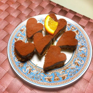 超簡単！バレンタイン生チョコケーキの写真