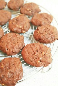 バレンタイン♡簡単チョコドロップクッキー
