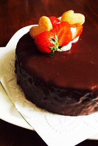つやつや♡チョコレートケーキ